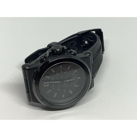 Michael Kors MK8152 Men\'s Black Silicone Analog Bl main image 9
